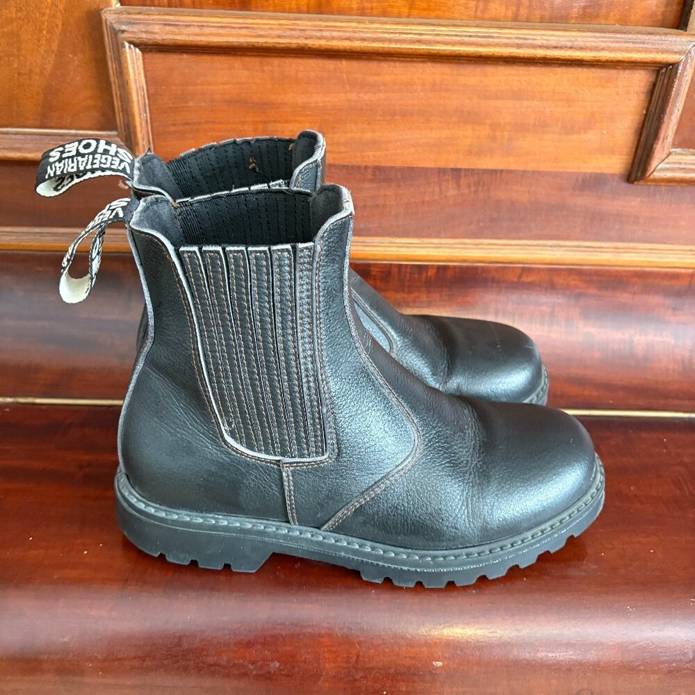 Vegetarian Shoes Gobi Boots, black, 38 (7.5)